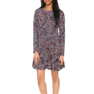 Tory Burch Dahlia Navy Dress